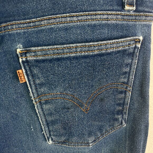 Vintage Levi’s 547 Orange Tab Action Jeans Mens 38 x 31 Blue Pants Medium Wash - Picture 7 of 12